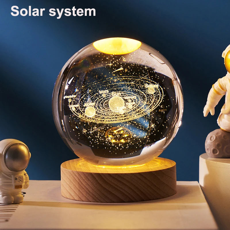 3D crystal ball night light gift presentation – photo 15