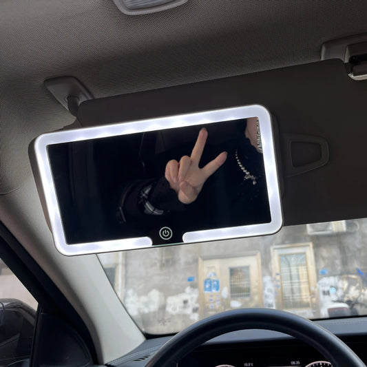 مرآة زينة بإضاءة LED