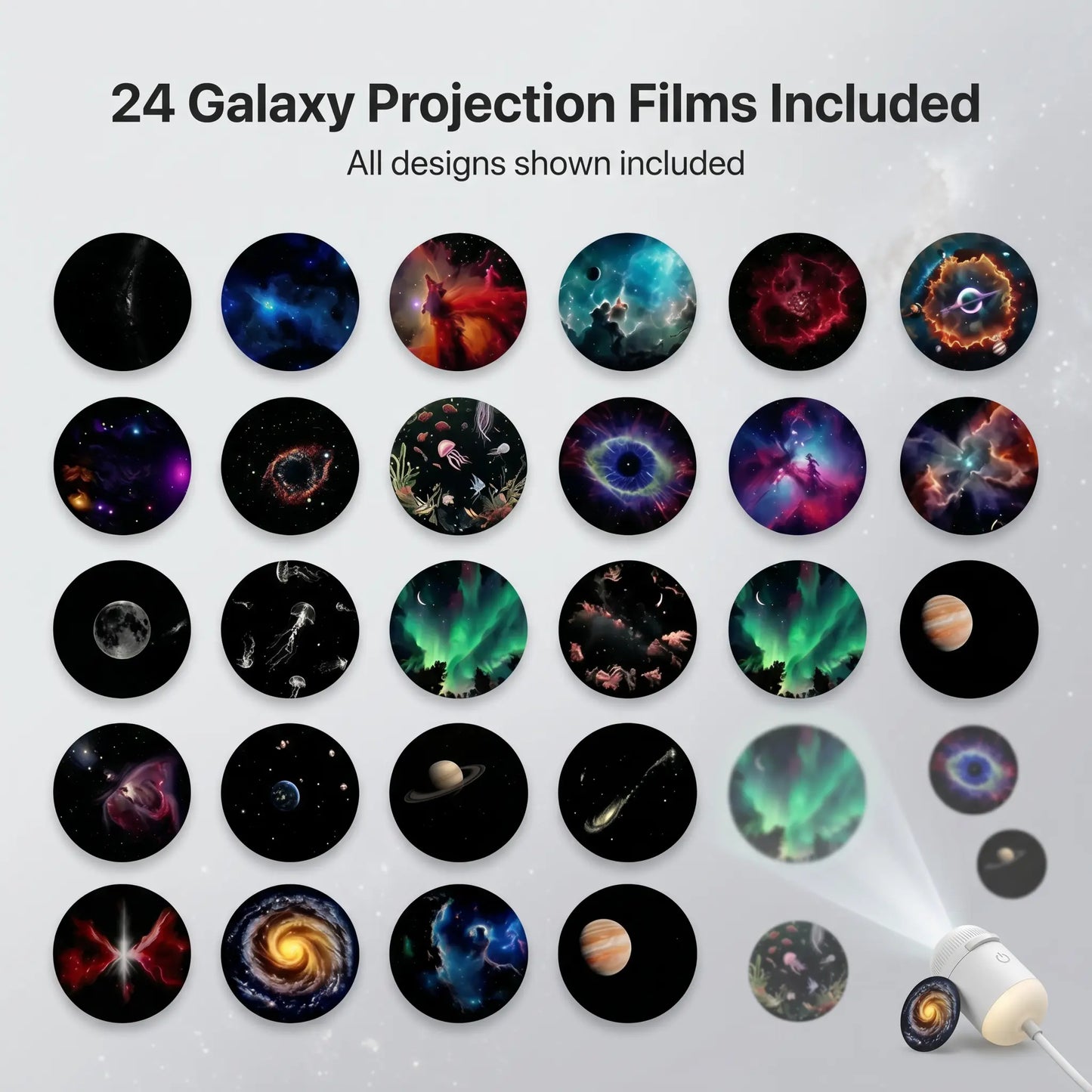 Orbital Lens | Modular Galaxy Ceiling Projector