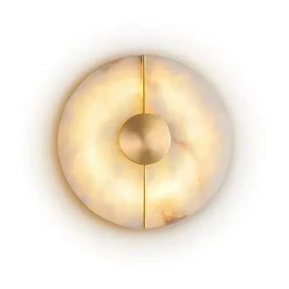 MarbleAura™ Alabaster Wall Sconce