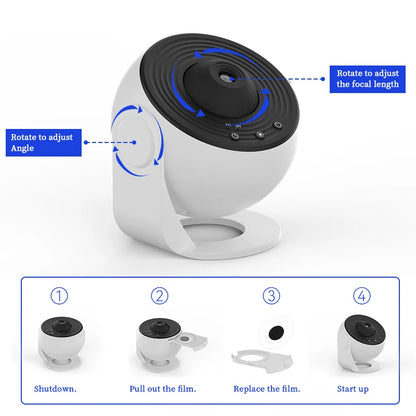 StarDome™ 360° Galaxy Projector