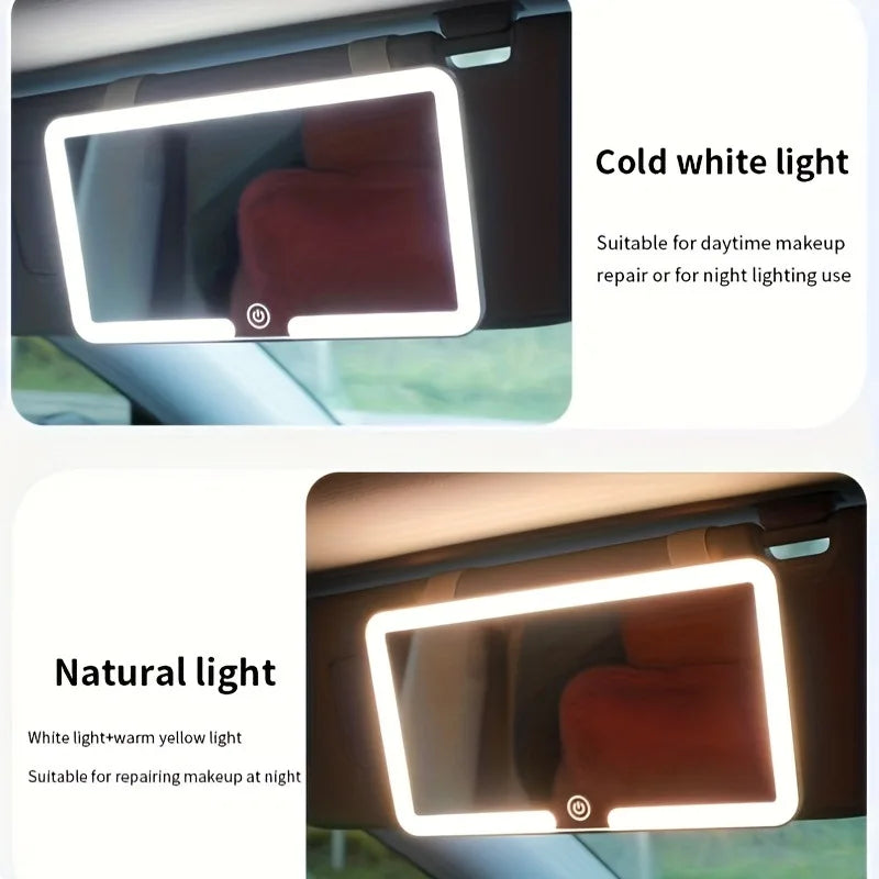 مرآة زينة بإضاءة LED