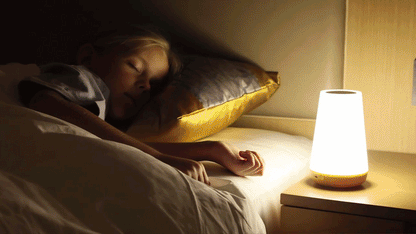 ChromaGlow RGB night light cycling through 13 colours – animation